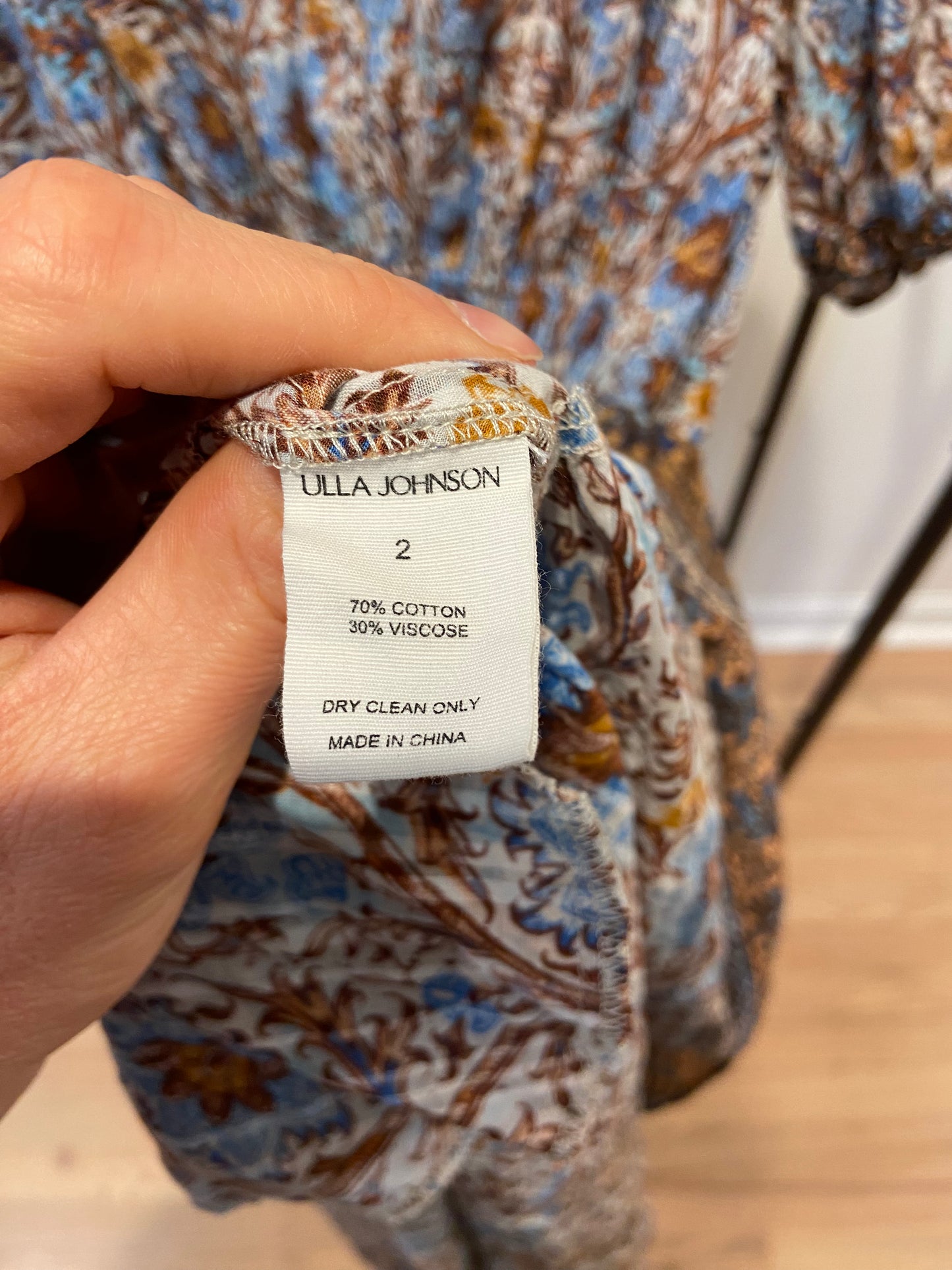 Ulla Johnson Ilana Dress in Caspia size 2