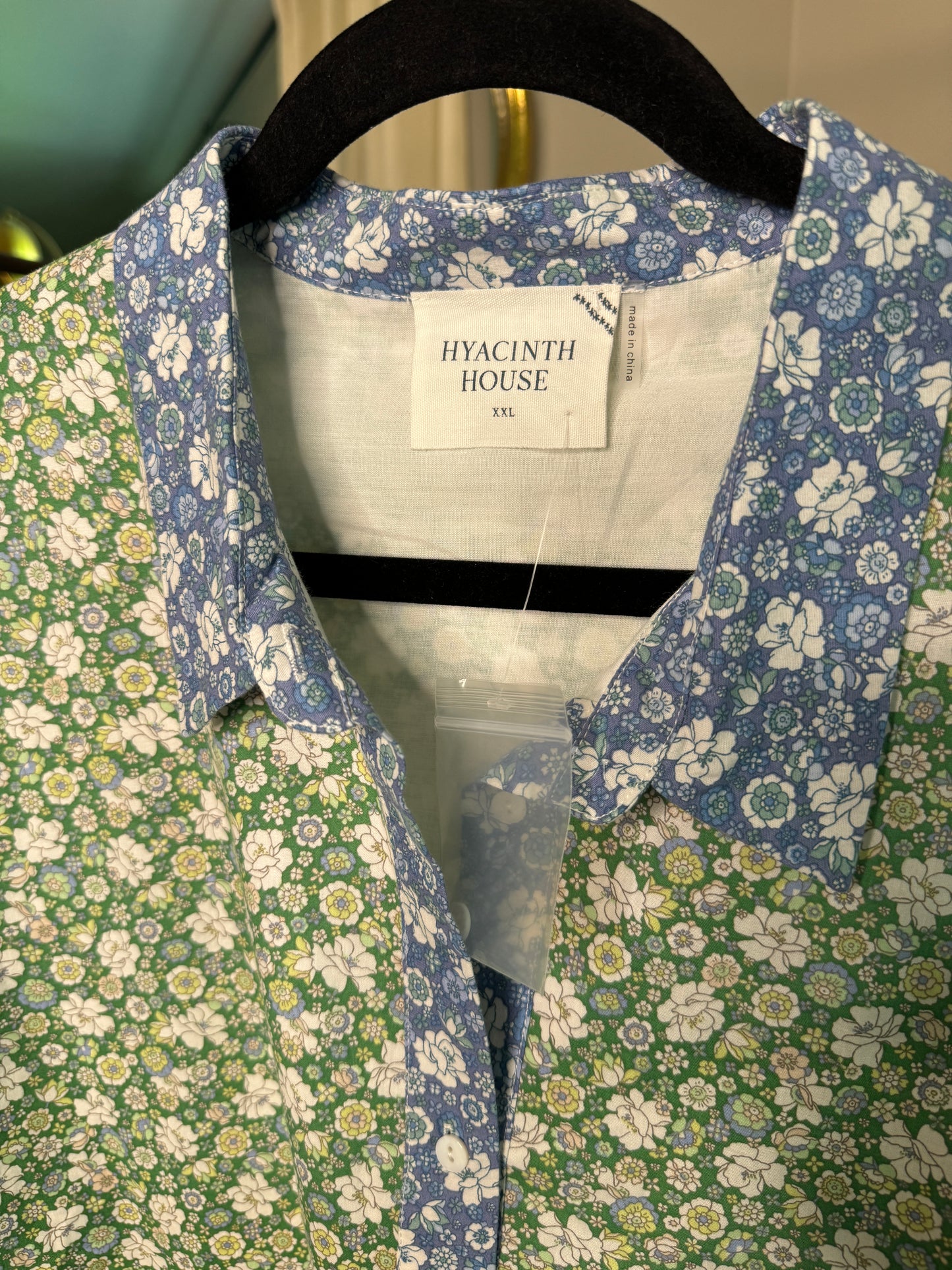 Hyacinth House Celeste Shirt Mini Dress size XXL