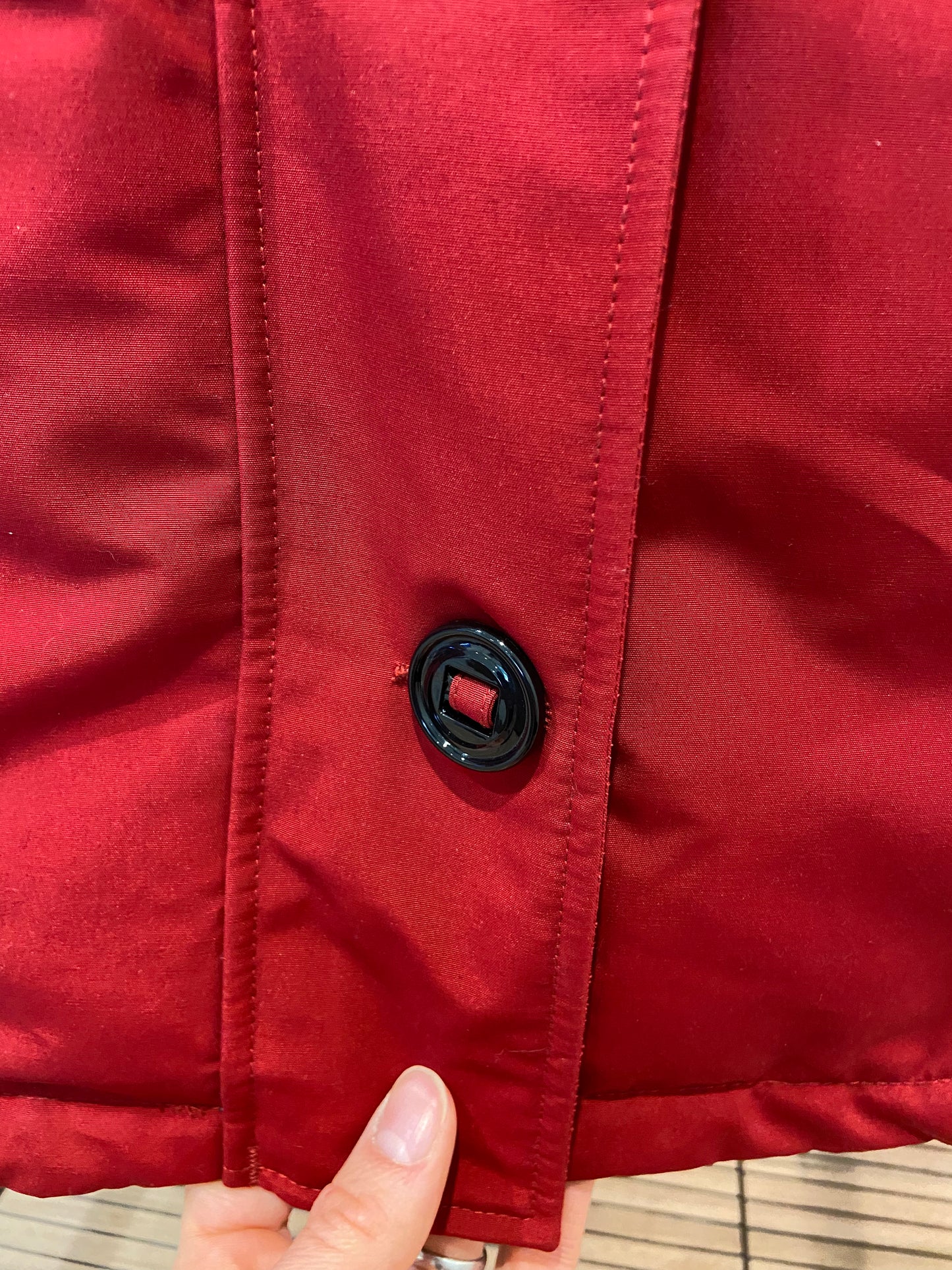 Canada Goose Red Rossclair Parka with Fur size S