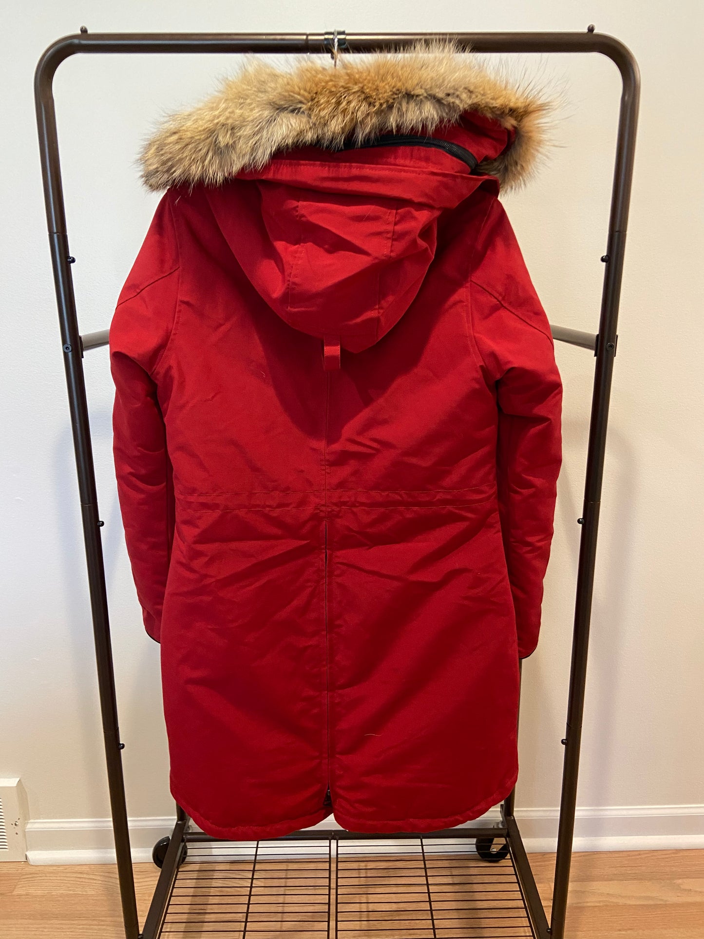 Canada Goose Red Rossclair Parka with Fur size S