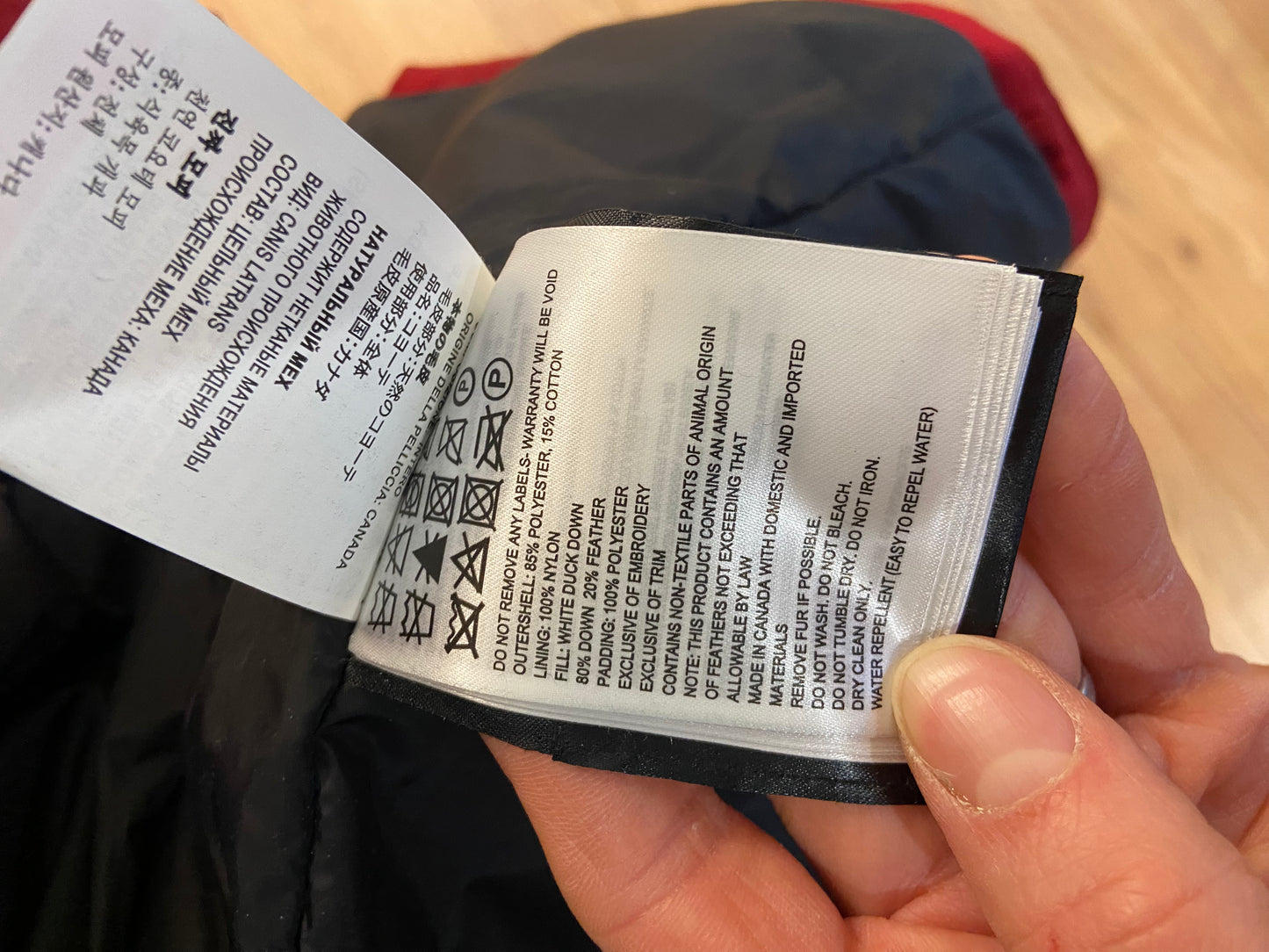 Canada Goose Red Rossclair Parka with Fur size S