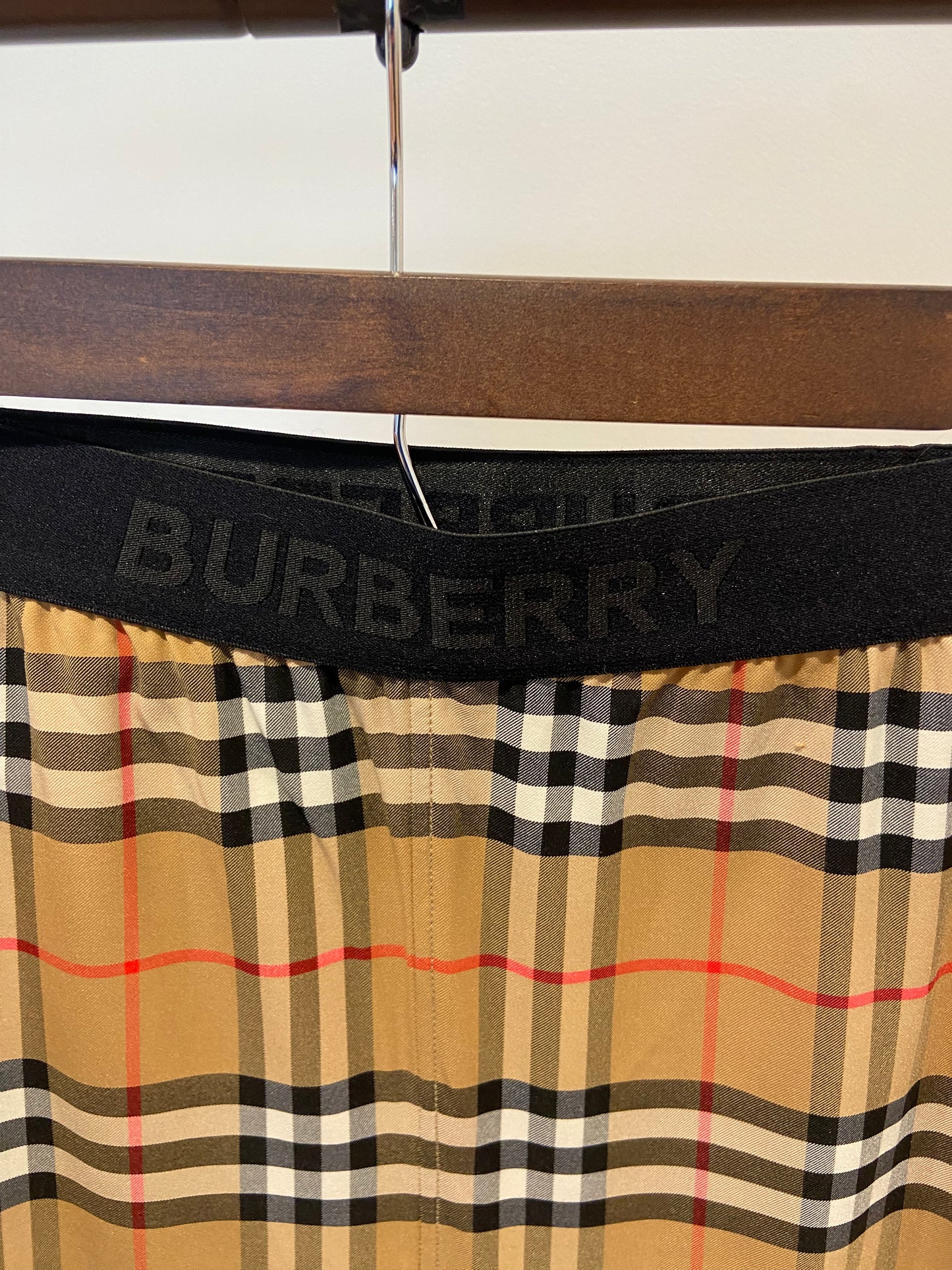 Burberry Check Turtleneck Zip Top and Vintage Check Leggings size S