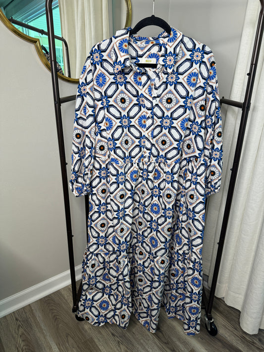 Anthropologie Maeve Bettina Tiered Midi Dress size 2X