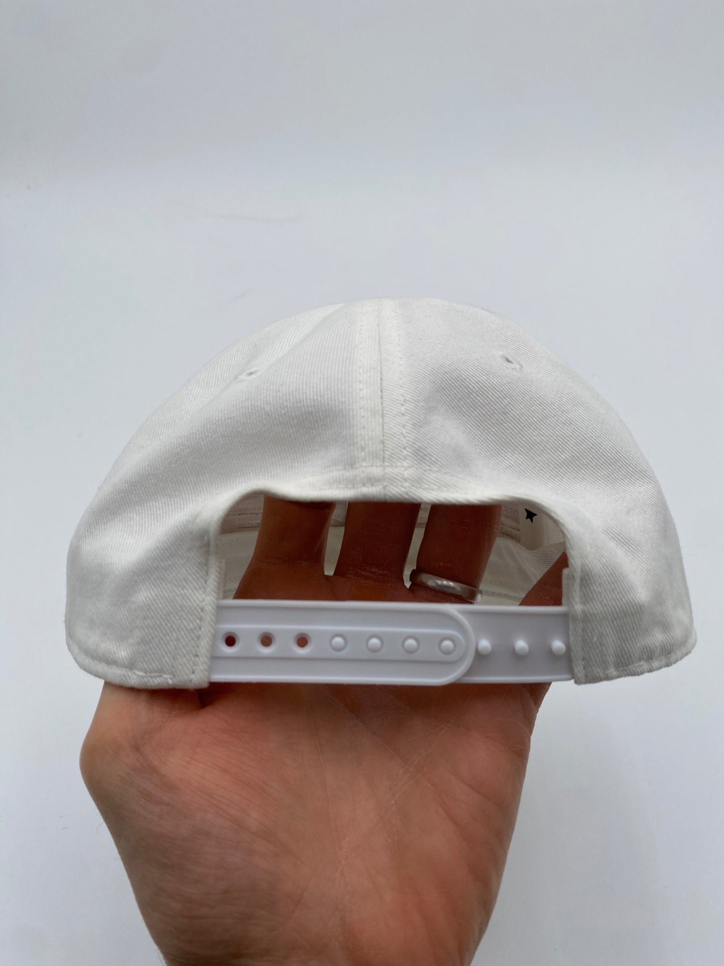 Golden Goose White Cap with Star One size
