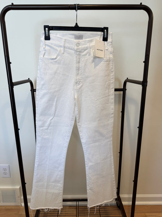 Mother The Hustler Ankle Fray Jeans size 28