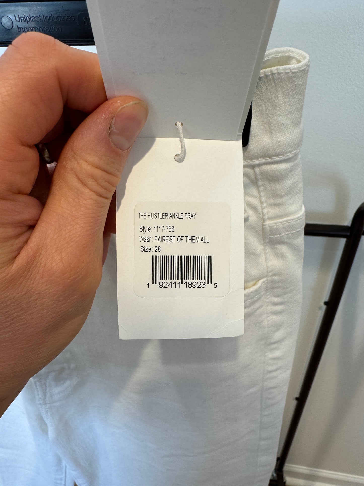 Mother The Hustler Ankle Fray Jeans size 28