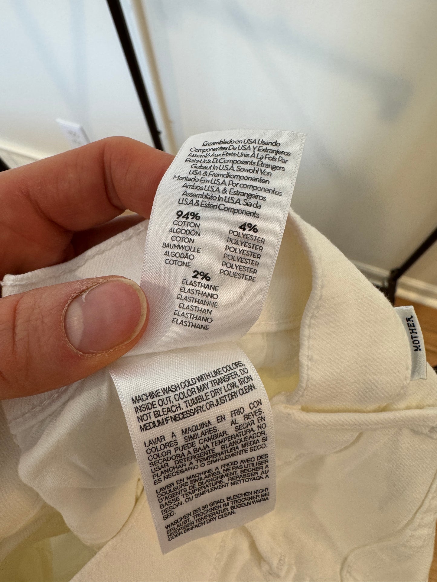 Mother The Hustler Ankle Fray Jeans size 28