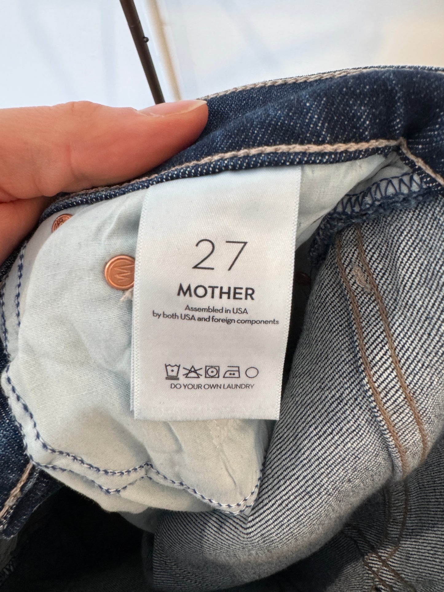 Mother The Fangirl Flood Yee Haw Jeans size 27