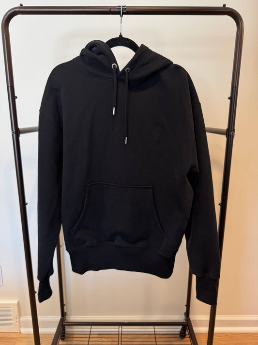 Ami De coeur Tonal Hoodie Black size M MEN'S
