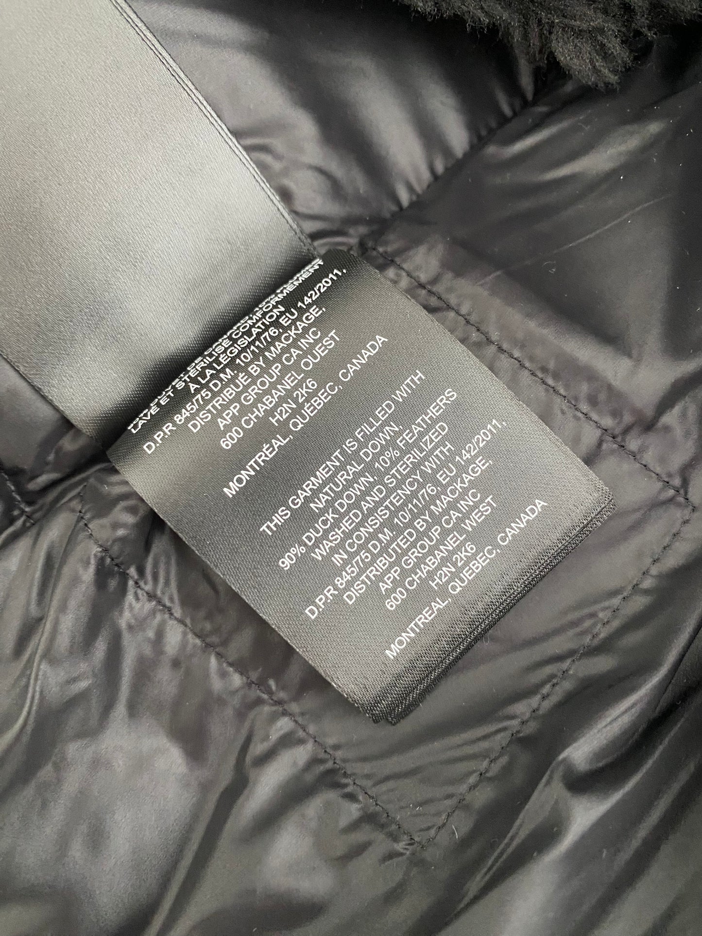 Mackage Madalyn Flocked Medium Down Coat Puffer Jacket size XL