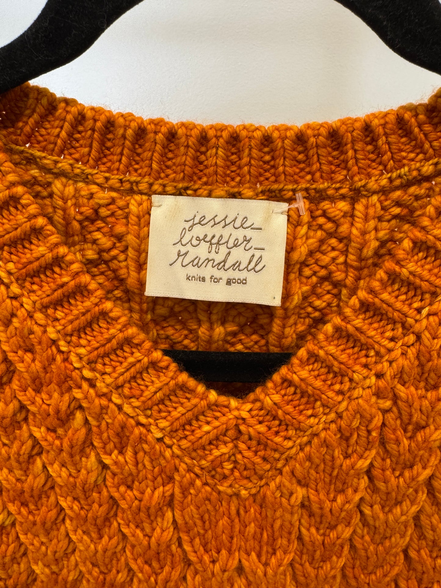 Loeffler Randall Cable Knit Vest size M