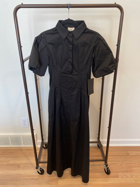 Tuckernuck Black Delaney Midi Dress size S