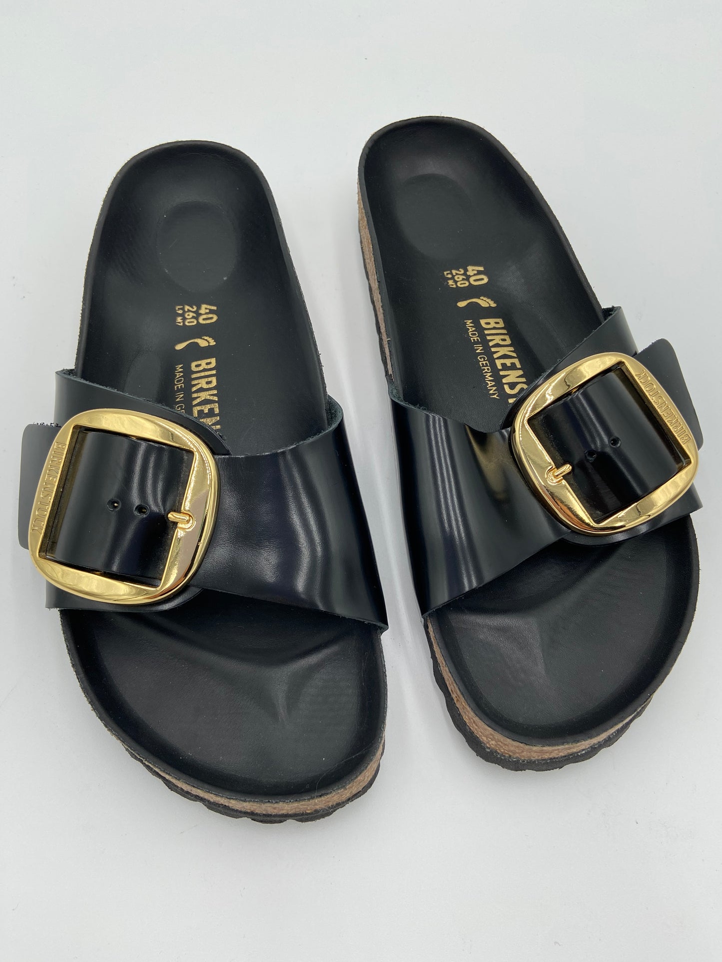 Birkenstock Madrid Big Buckle Sandals size 40 narrow