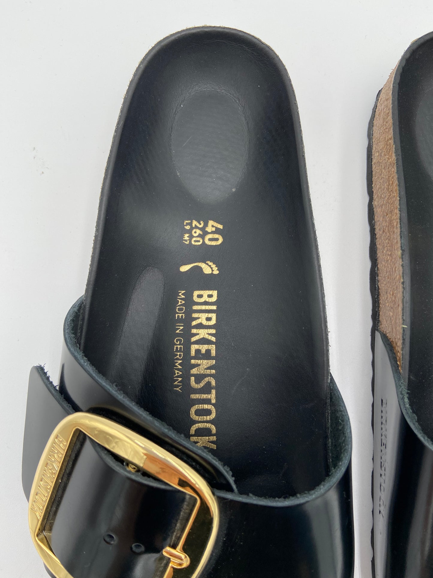 Birkenstock Madrid Big Buckle Sandals size 40 narrow