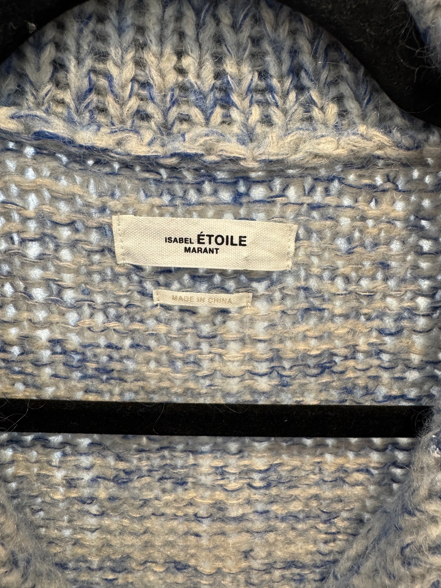 Isabel Marant Etoile Juliet Dégradé Knitted Zip-up Cardigan In Blue size 12