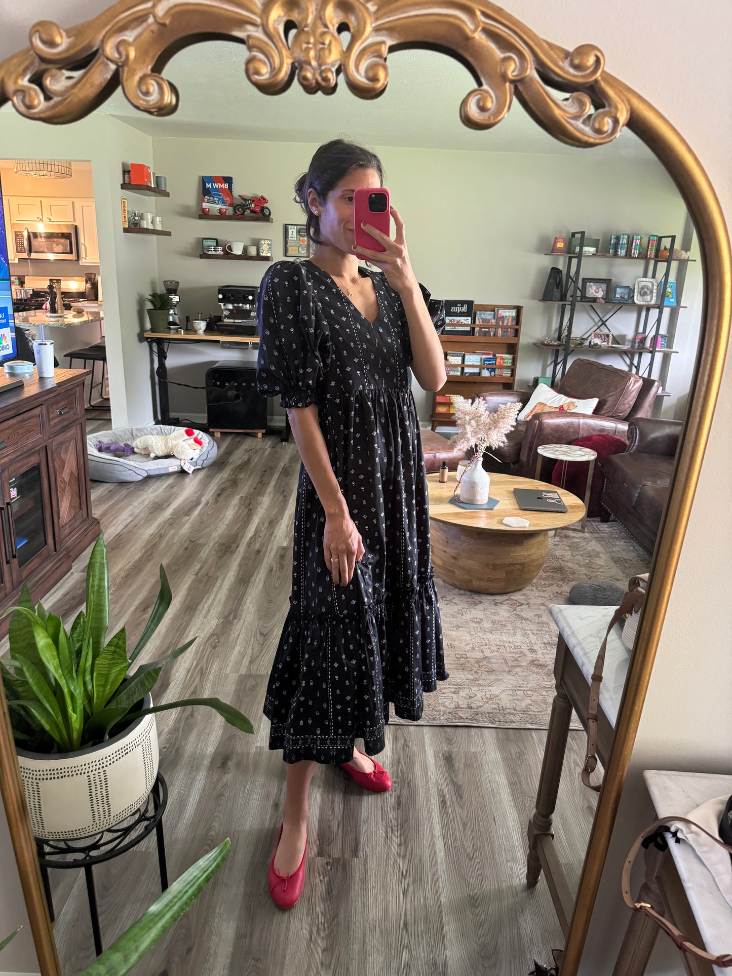Hunter Bell Palmer Midi Dress size S