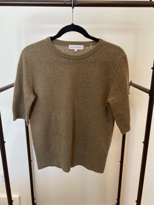White and Warren Cashmere Tee size S