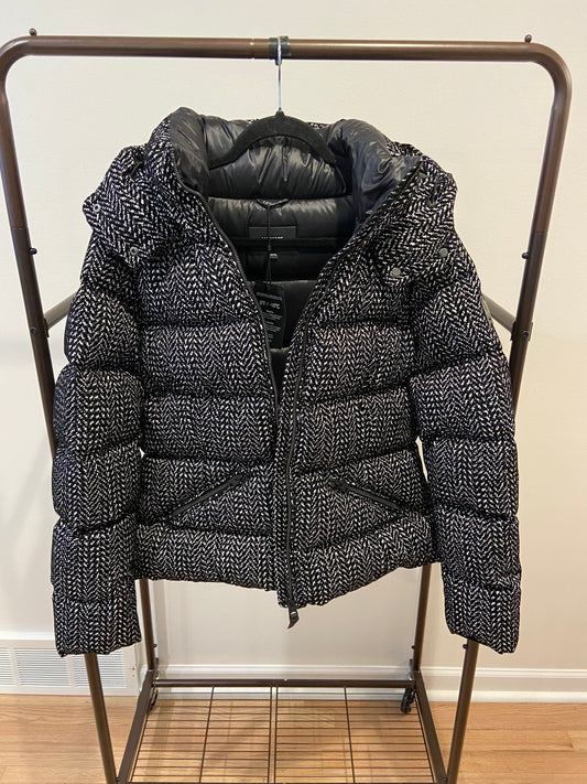 Mackage Madalyn Flocked Medium Down Coat Puffer Jacket size XL