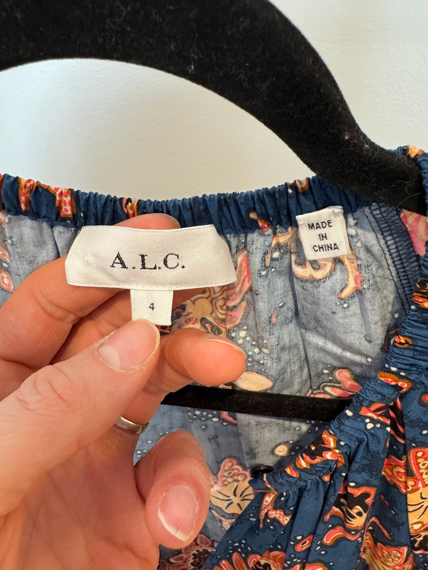ALC Mischa Midi Dress size 4
