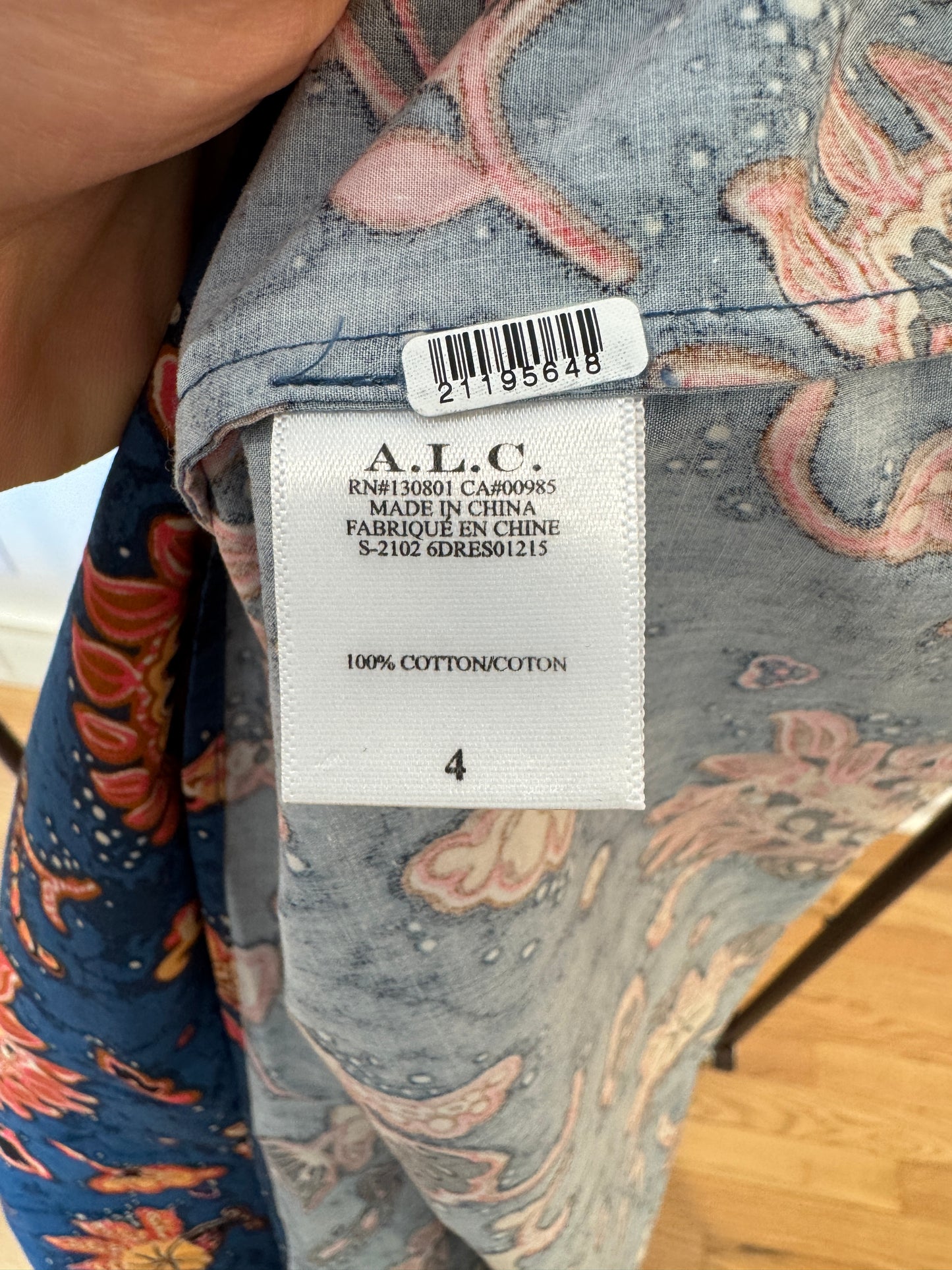 ALC Mischa Midi Dress size 4