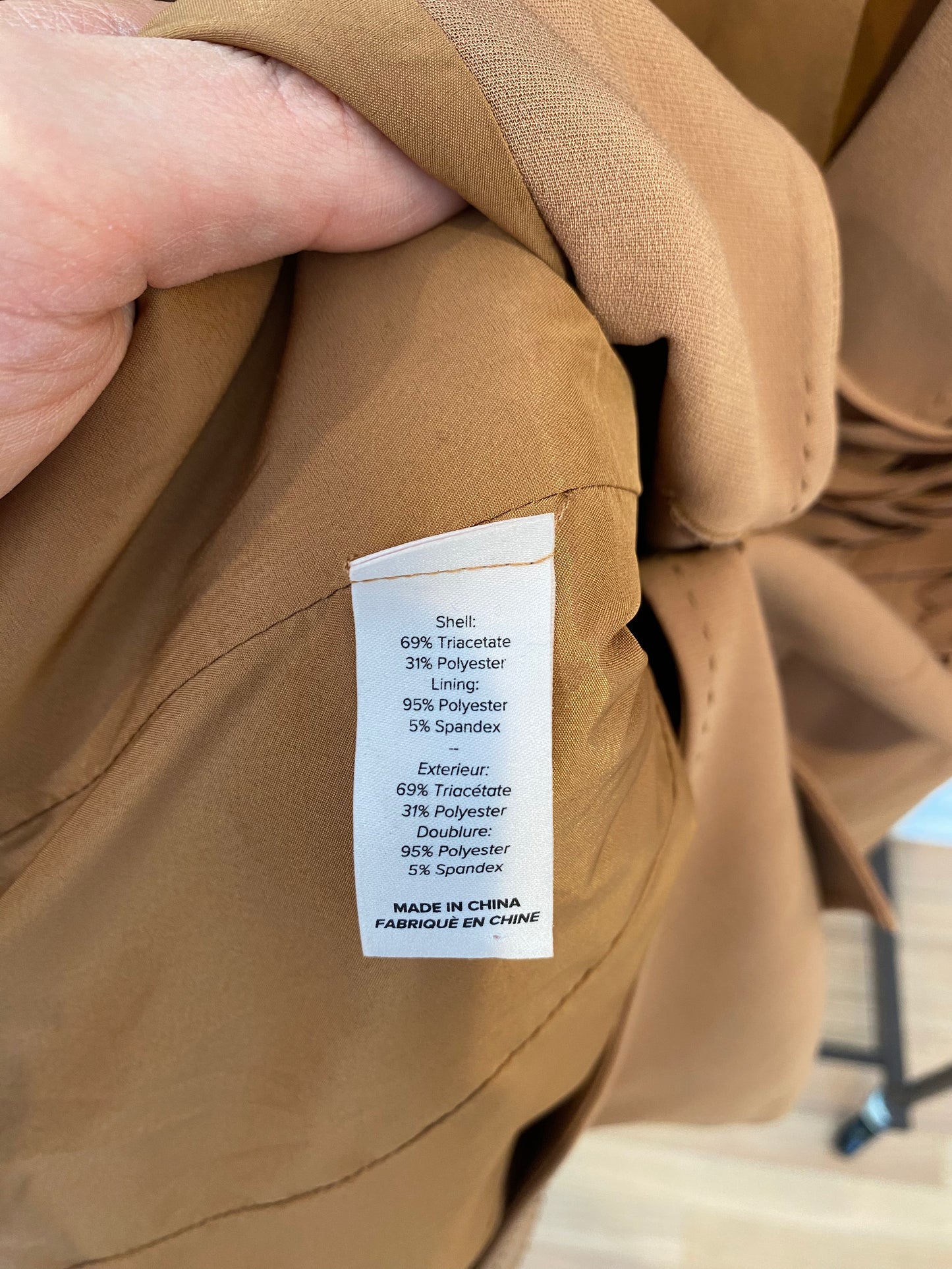 Cinq a Sept Dani Fringe Blazer in Cinnamon size 00