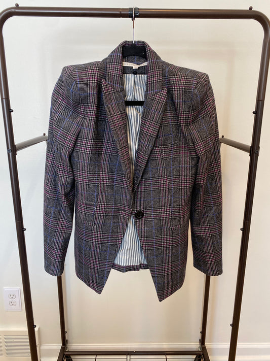 Veronica Beard Brock Dickey Checked Dickey Blazer size 2