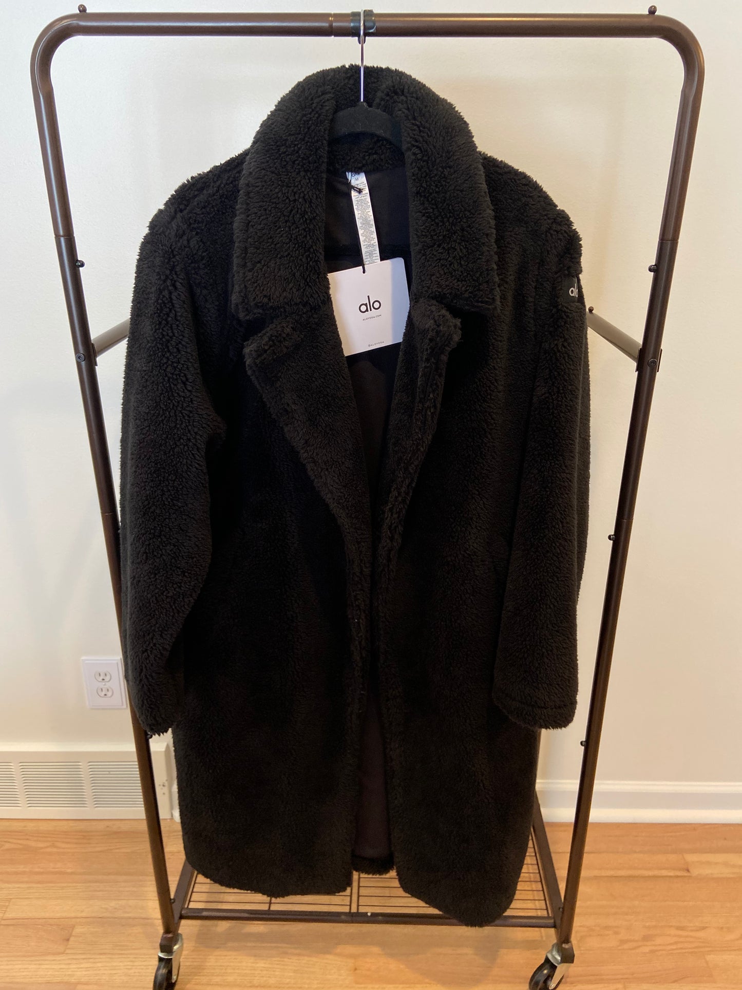 Alo Oversized Sherpa Trench Jacket size M
