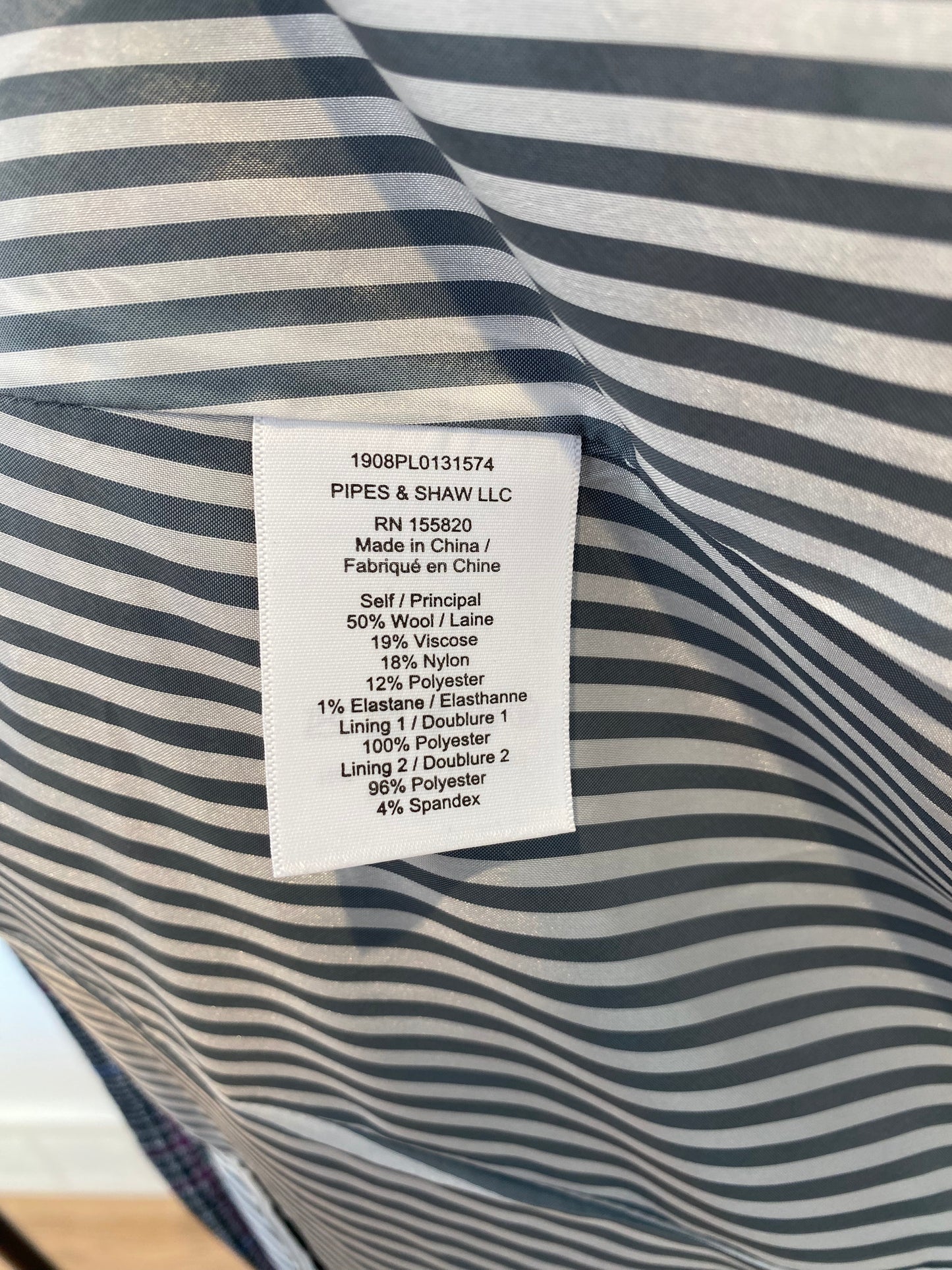 Veronica Beard Brock Dickey Checked Dickey Blazer size 2