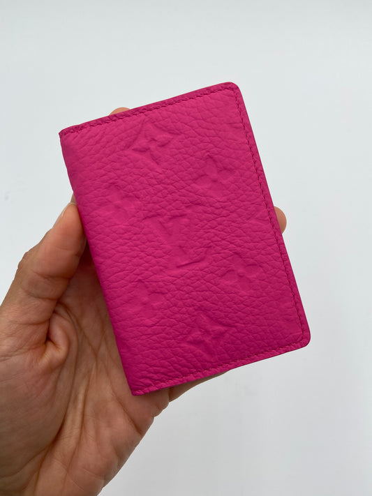 Louis Vuitton Pocket Organizer Taurillon Colormania Fuchsia