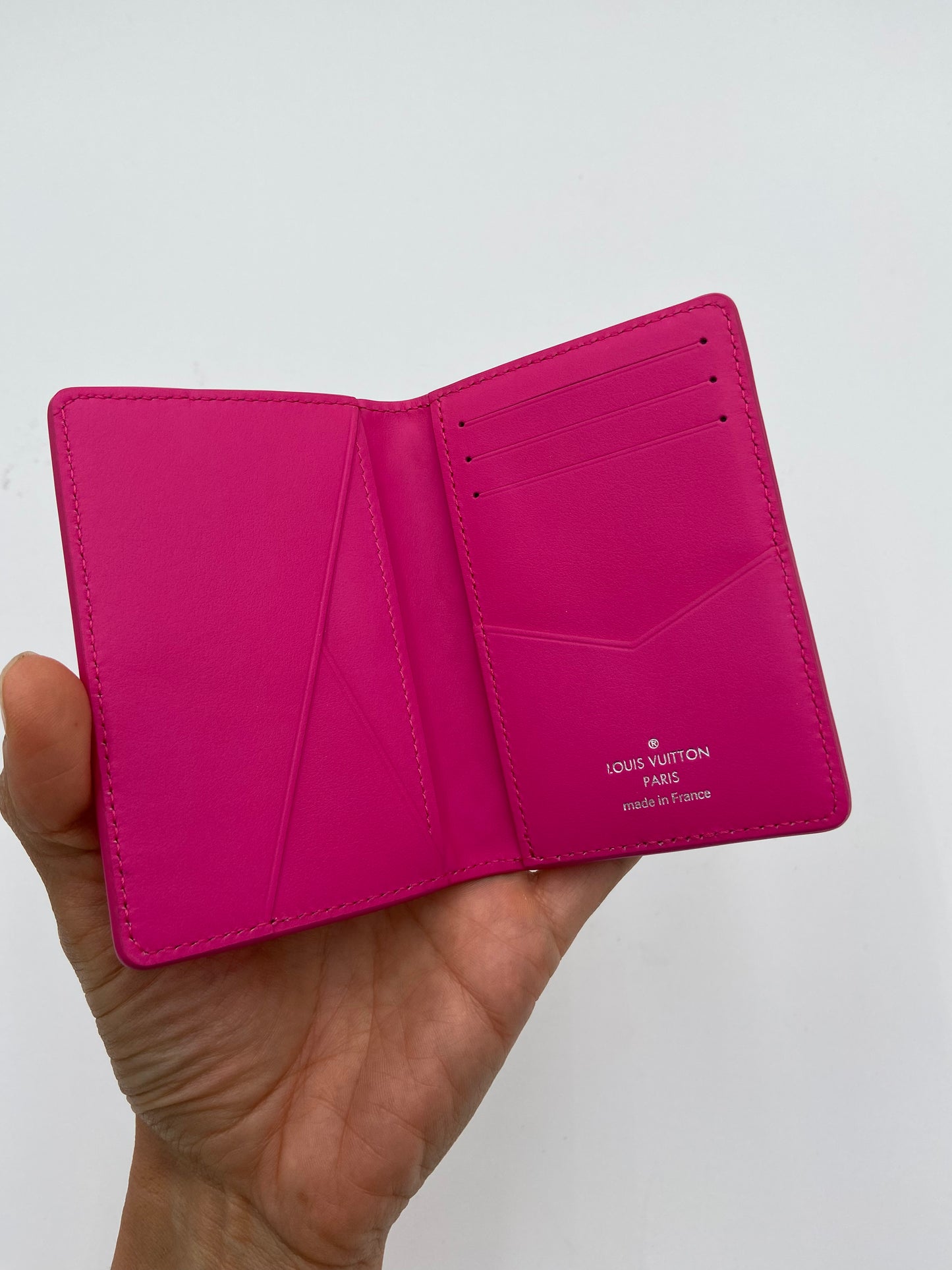 Louis Vuitton Pocket Organizer Taurillon Colormania Fuchsia