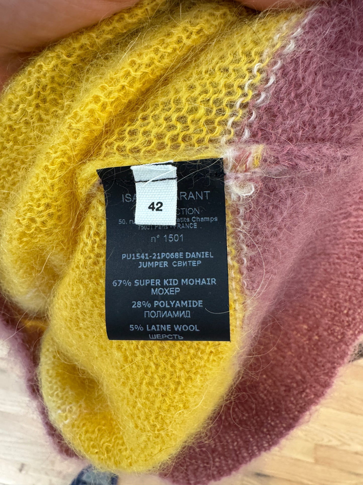 Isabel Marant Etoile Daniel Mohair Sweater size 10