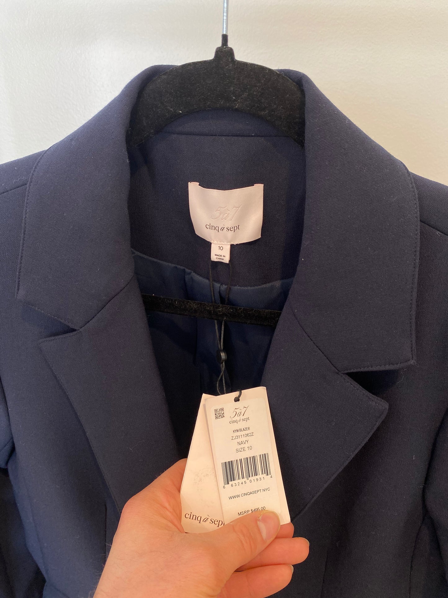 Cinq a Sept Kym Blazer in Navy size 10