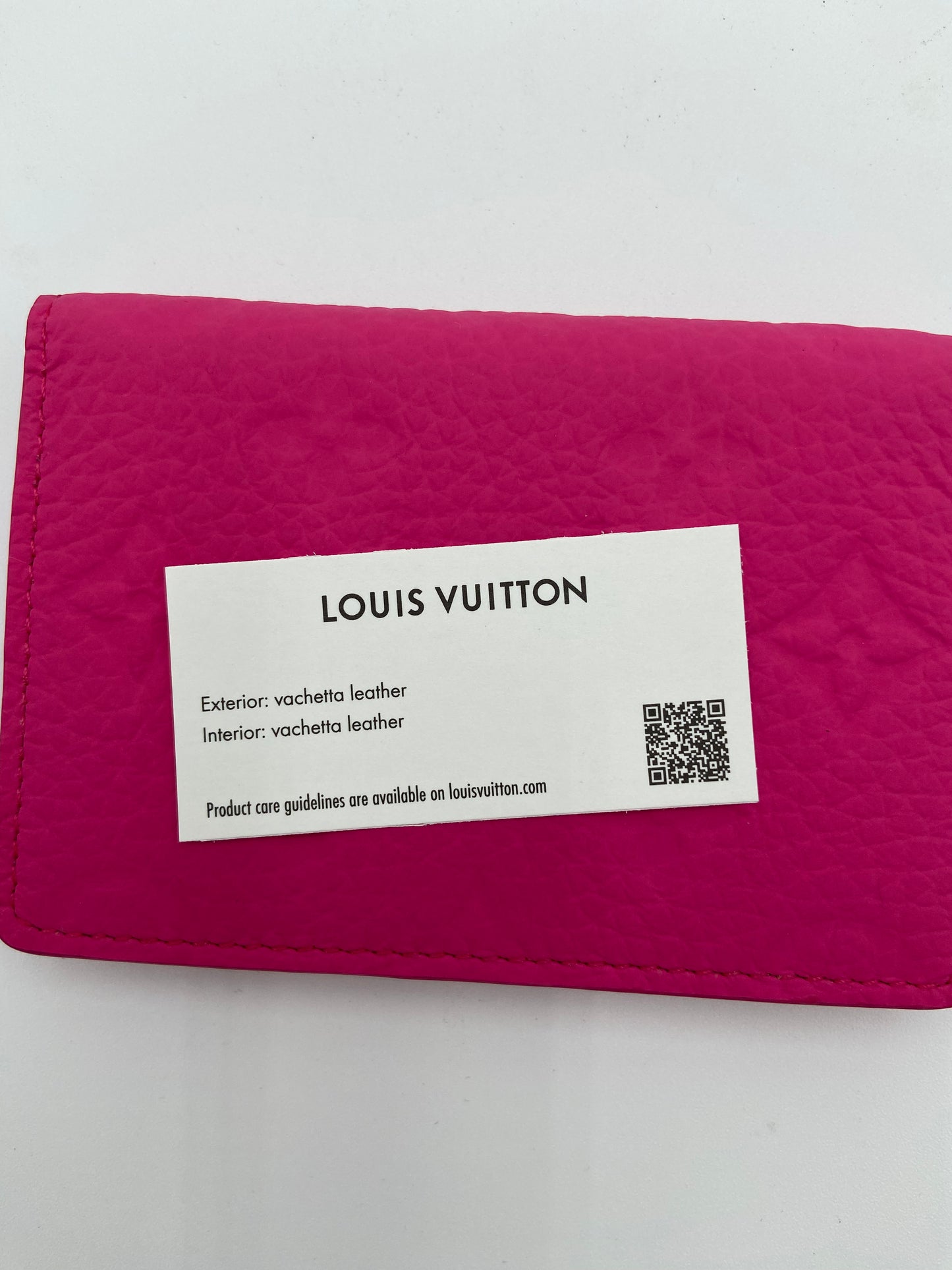 Louis Vuitton Pocket Organizer Taurillon Colormania Fuchsia