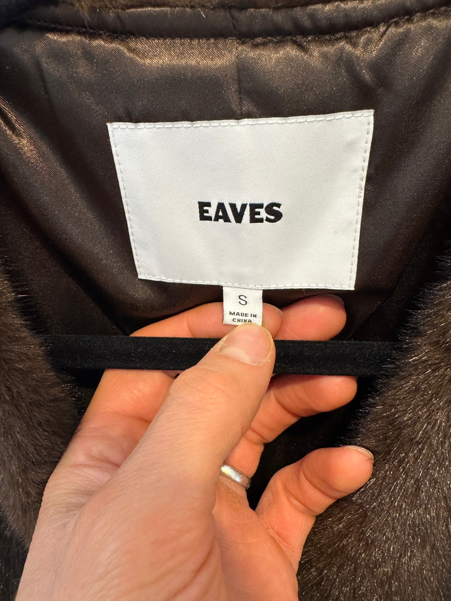 Eaves x Coco Dagna Faux Fur Jacket size S