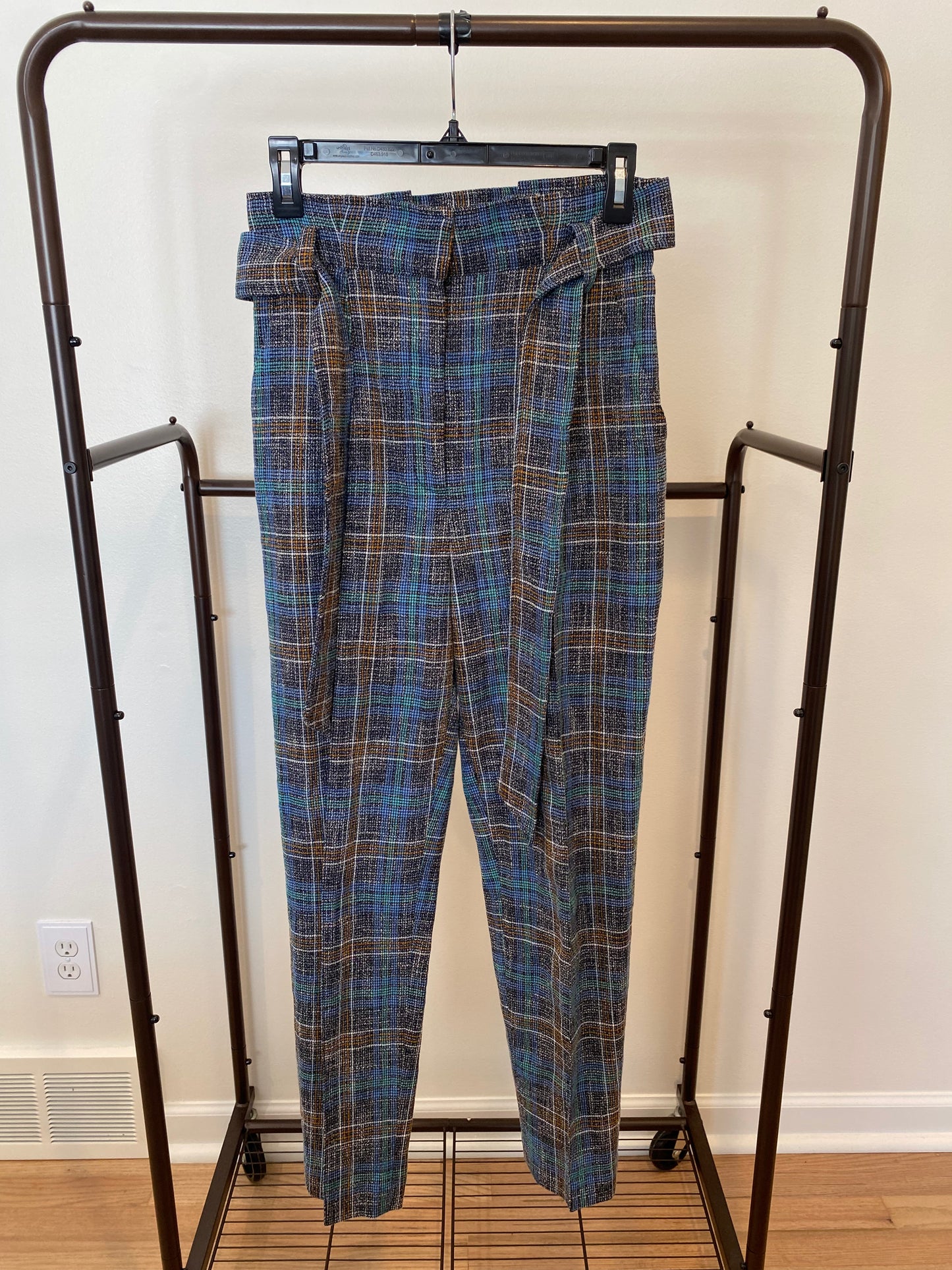 Veronica Beard Martel Plaid Suit Set Blazer and Pants Set size 4