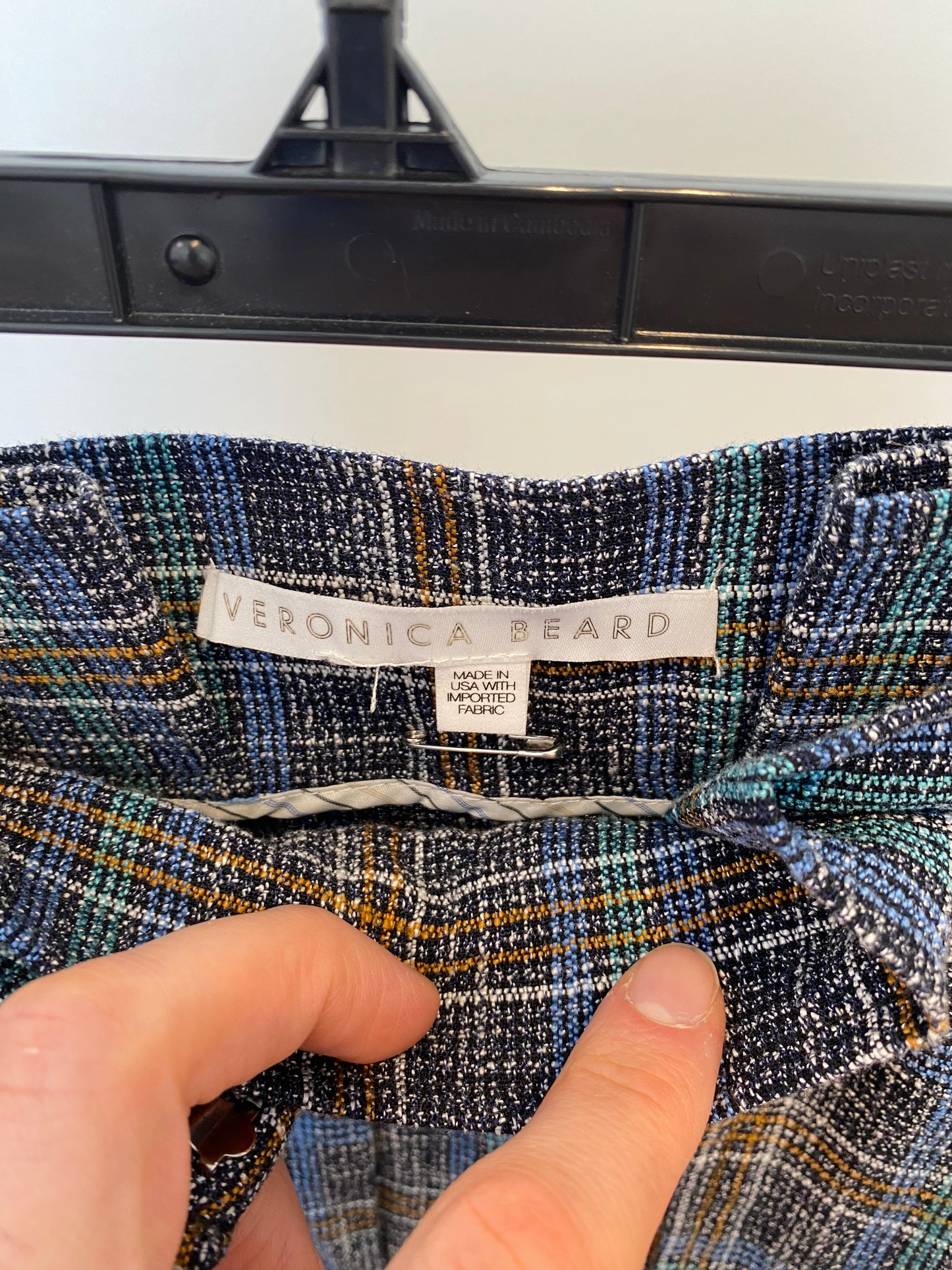 Veronica Beard Martel Plaid Suit Set Blazer and Pants Set size 4