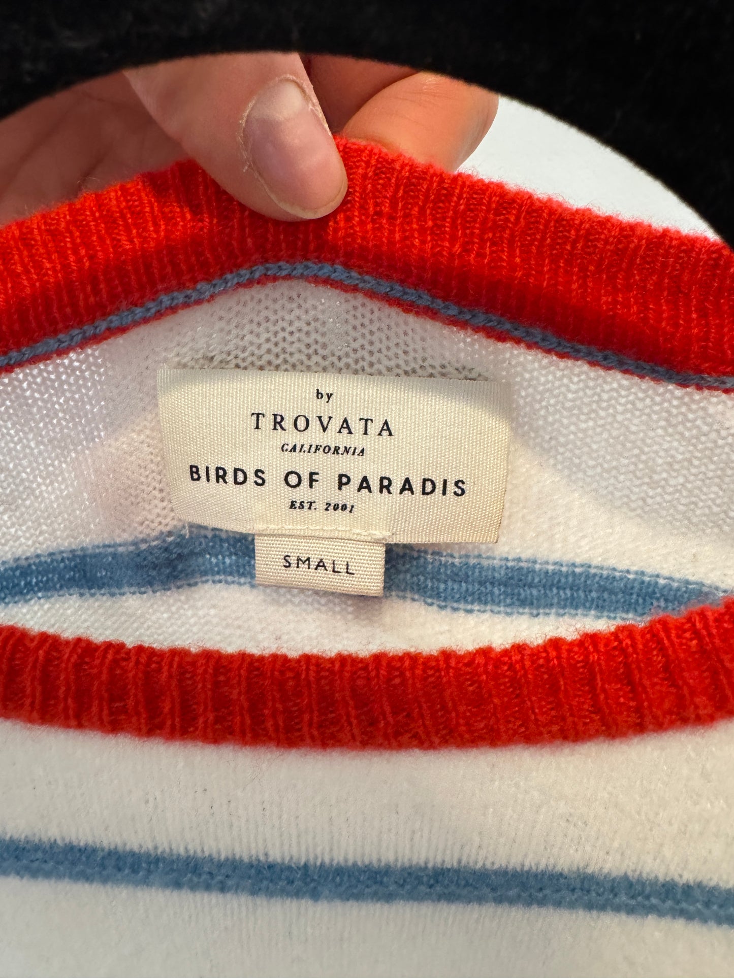 Trovata Birds of Paradis Ryann Cashmere Sweater size S