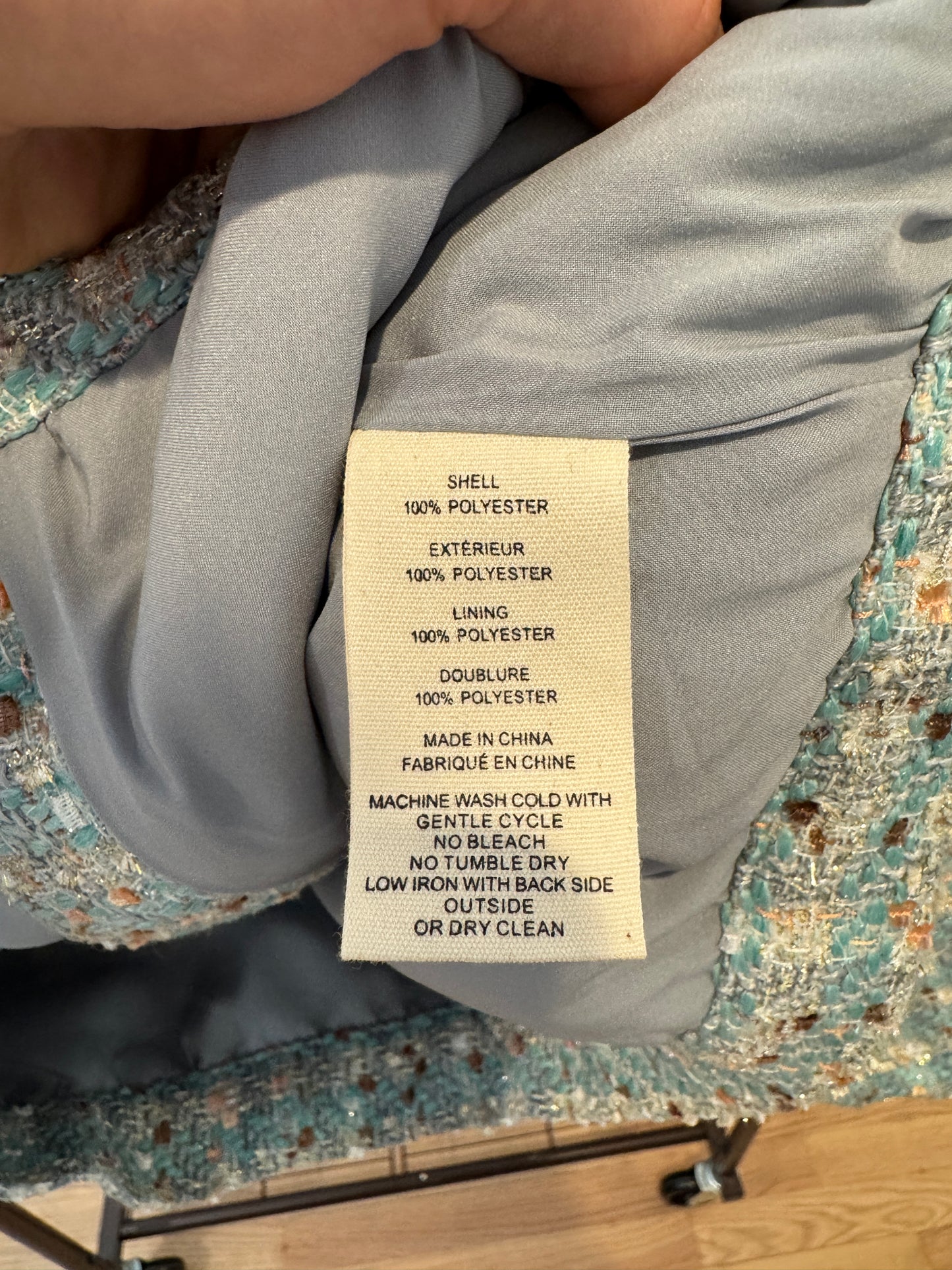L'Agence Bridges Tweed Jacket size 10