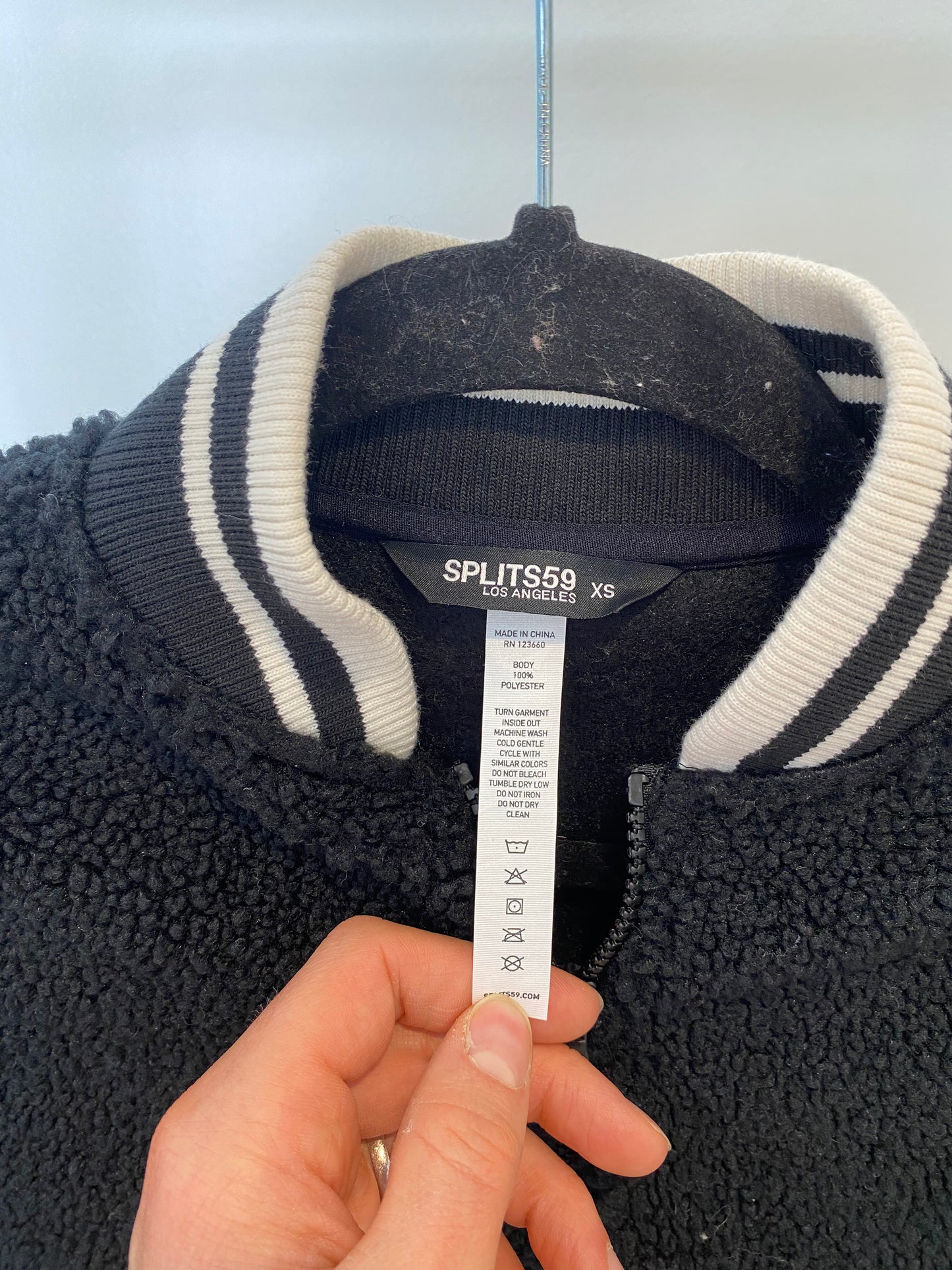 Splits 59 Willa Sherpa Bomber Jacket size XS