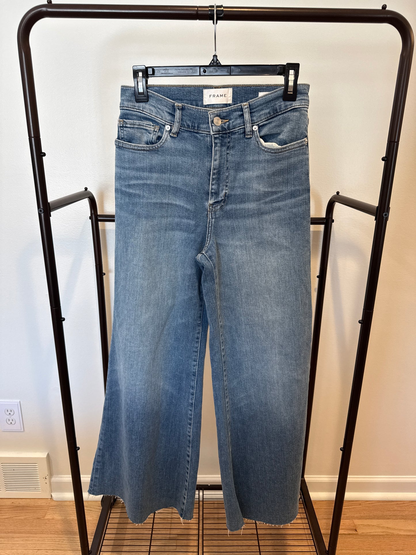 Frame Le Palazzo Crop Wide Leg Jeans size 27