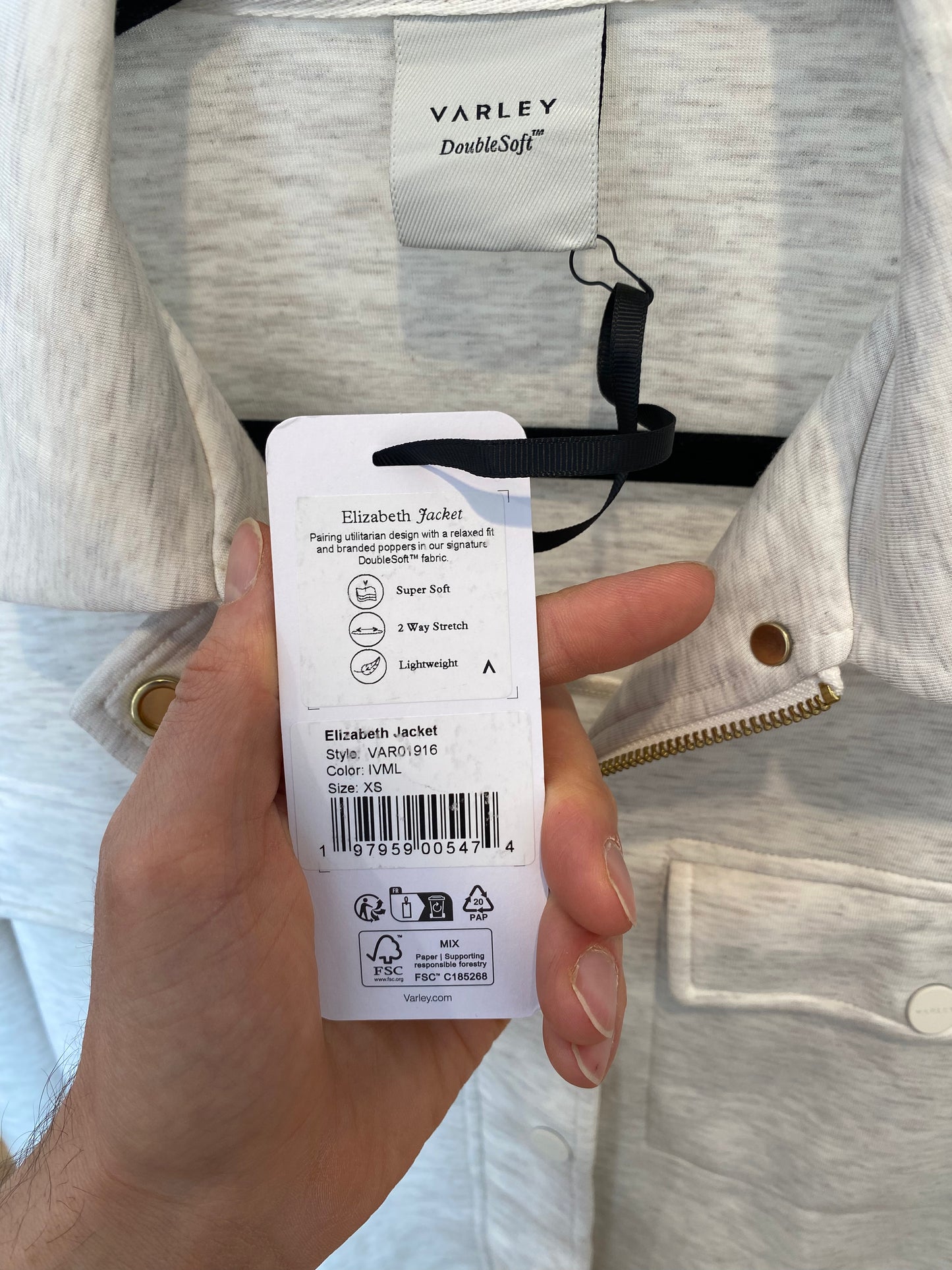 Varley Elizabeth Jacket size XS