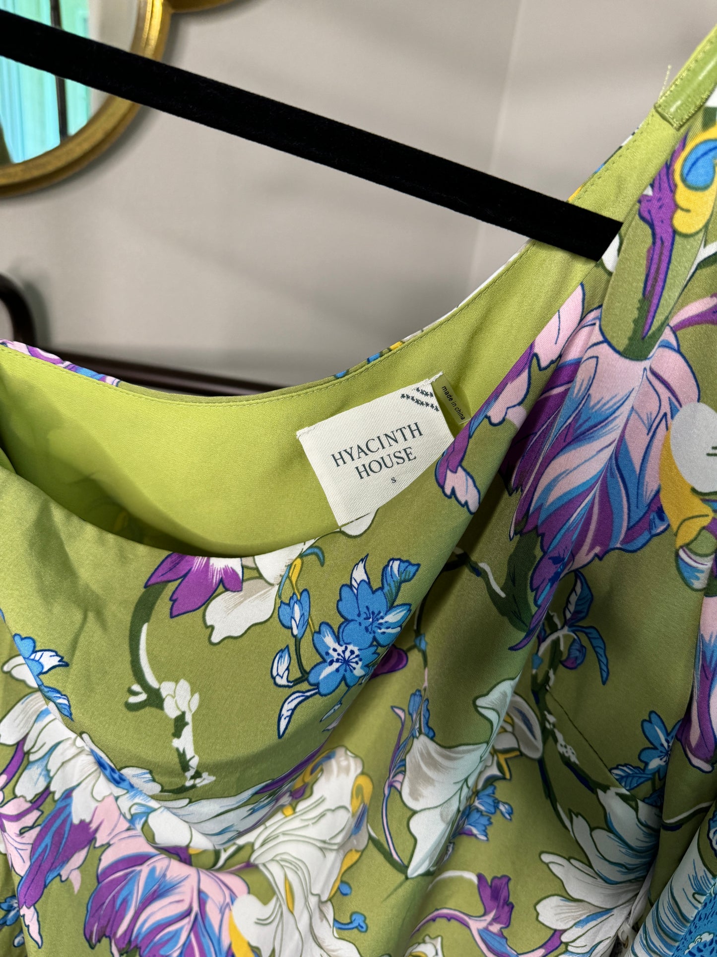 Hyacinth House One Shoulder Odelia Maxi Dress size S