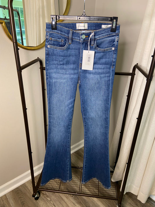 Frame Le Pixie High Flare Jeans size 25