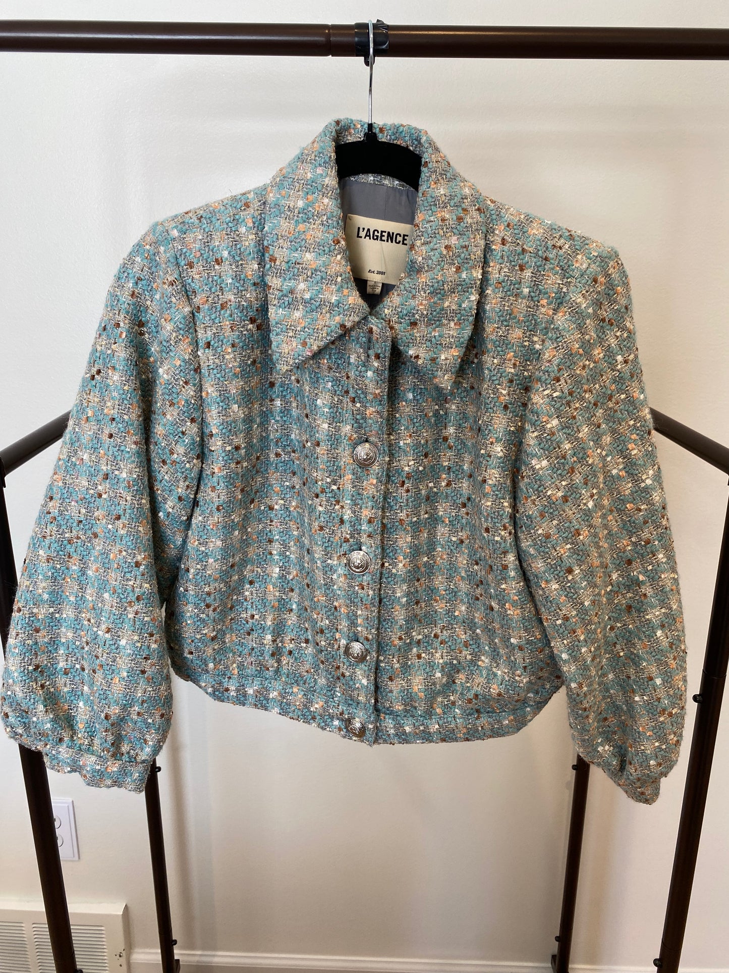 L'Agence Bridges Tweed Jacket size 4