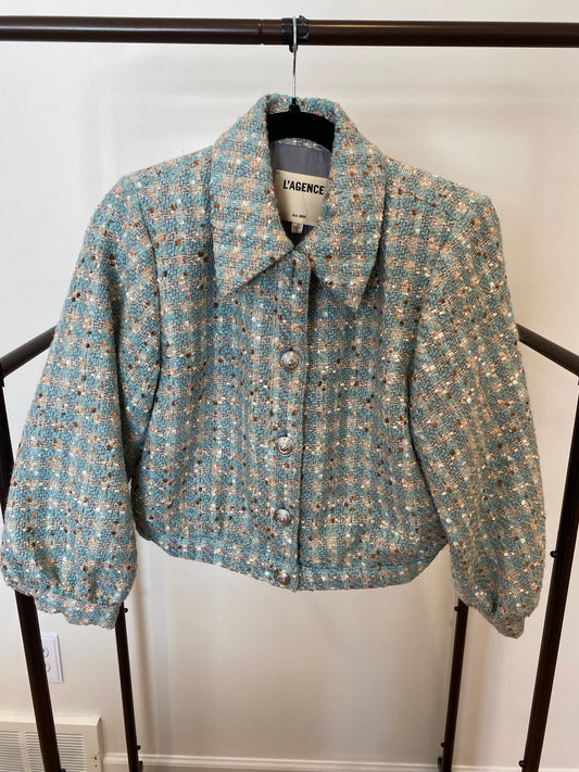 L'Agence Bridges Tweed Jacket size 4