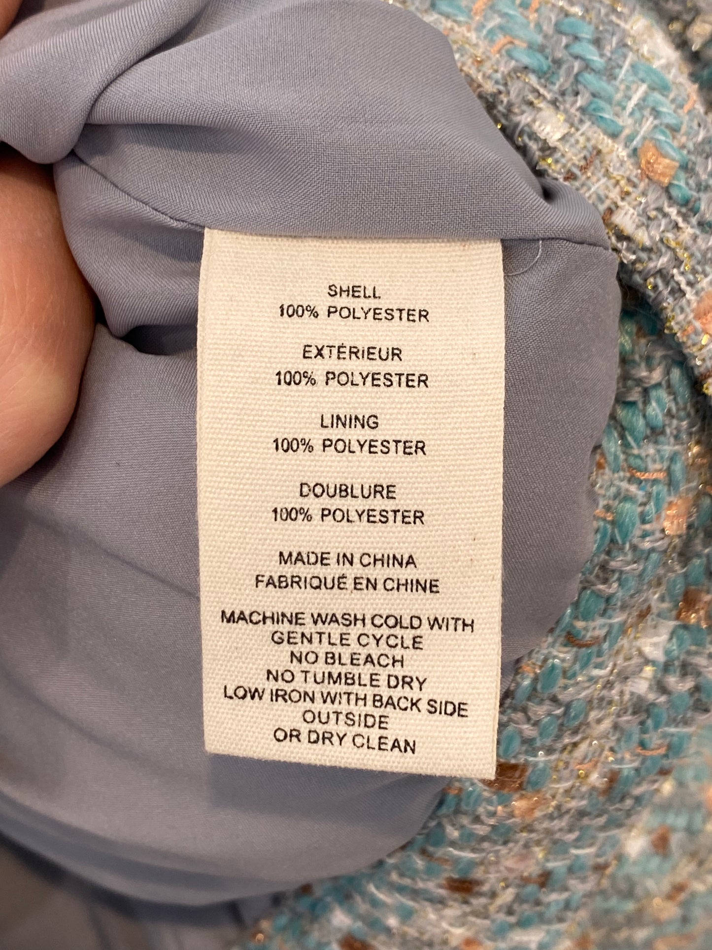 L'Agence Bridges Tweed Jacket size 4