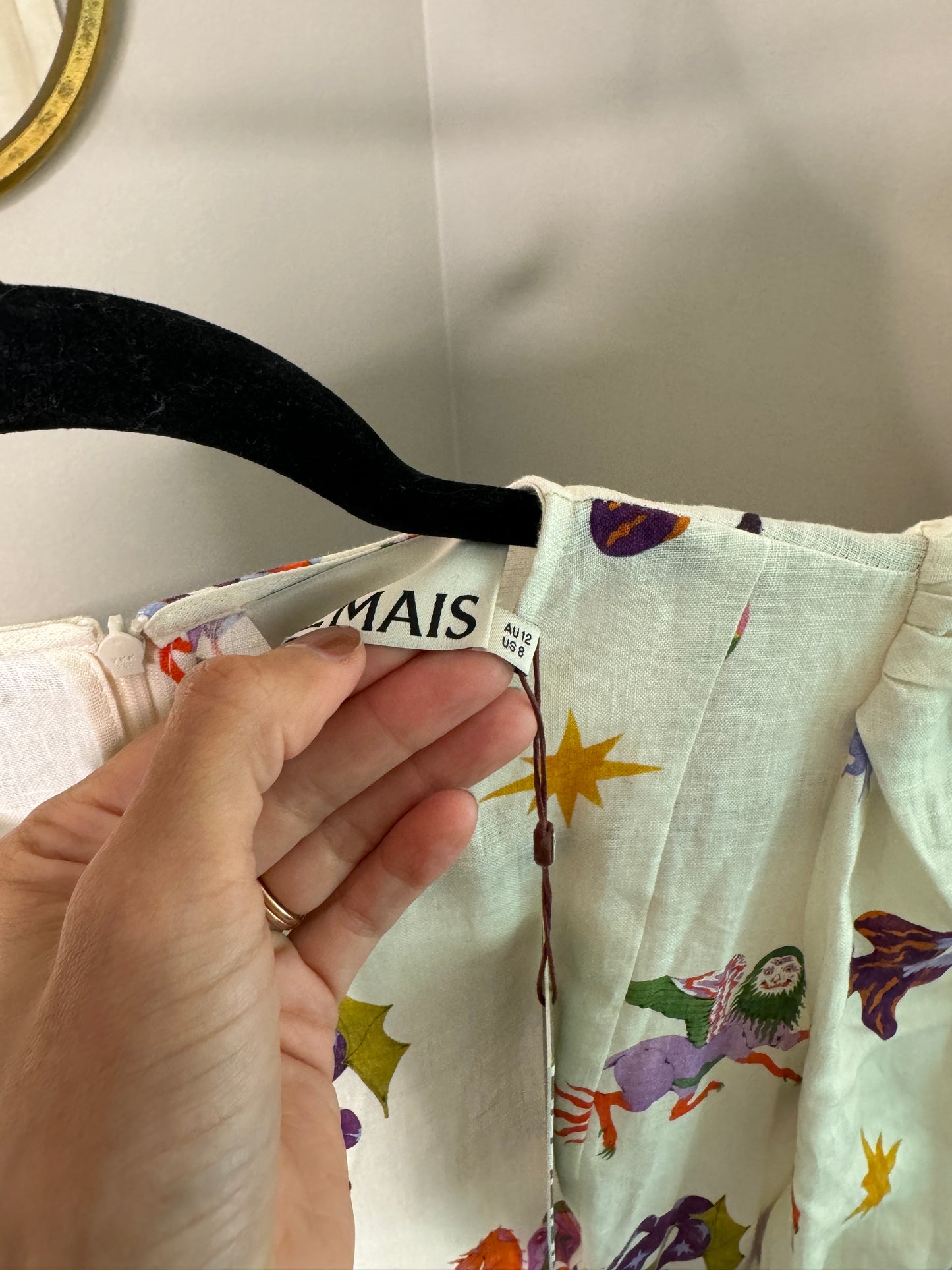 ALEMAIS Aether Midi Dress size 10