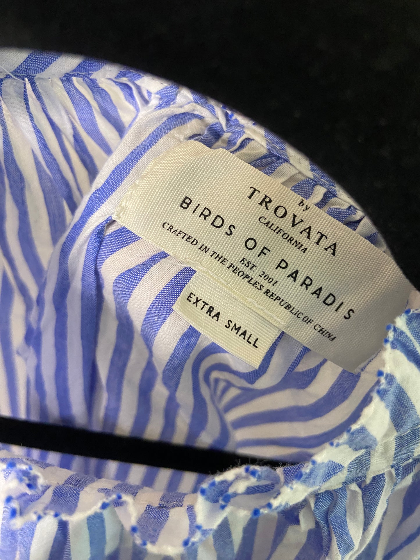 Trovata Birds of Paradis Carla Blouse size XS