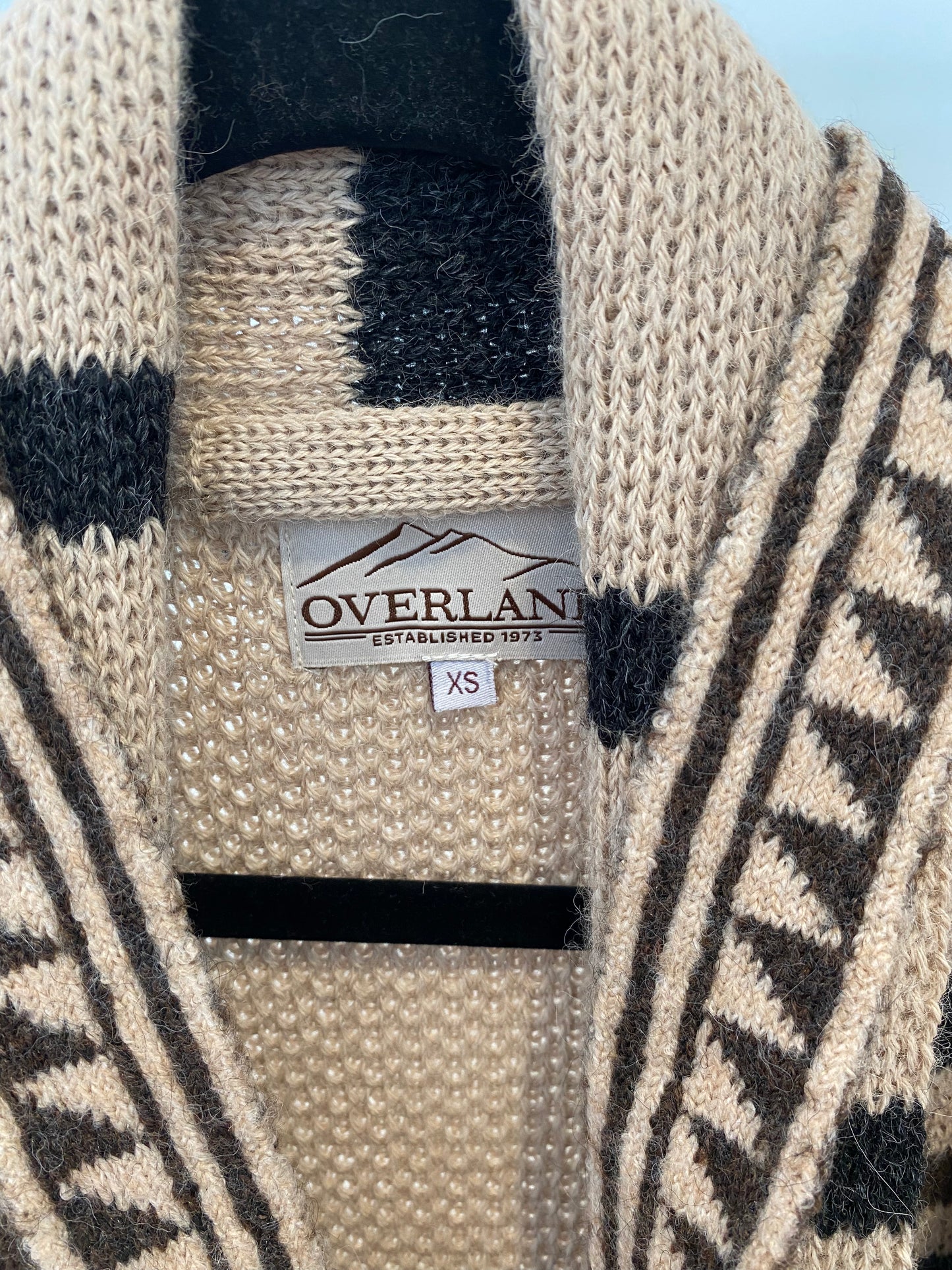 Overland Sylvia Alpaca Wool Cardigan size XS