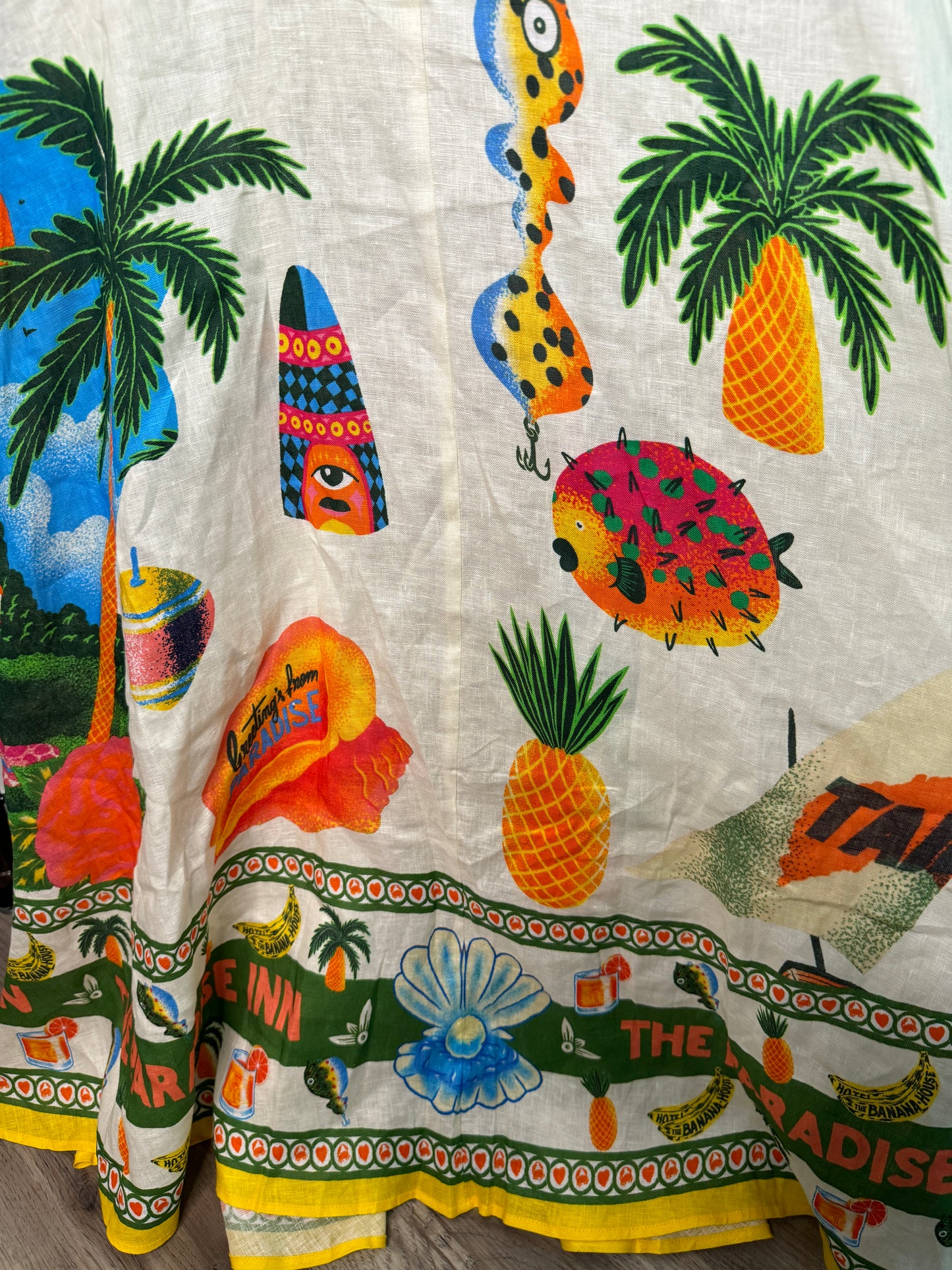 ALEMAIS Paradiso LinenDress US 8